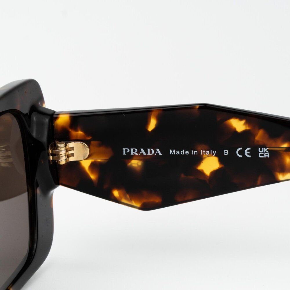 Prada Women Sunglasses Havana Honey Brown Cat Eye PR08YS 01V8C1 BRAND NEW - Picture 8 of 14